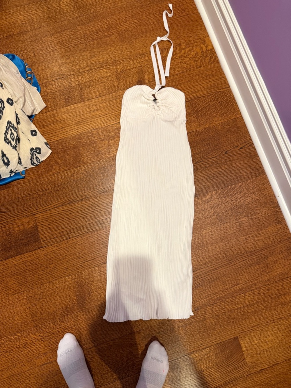 Zara Halter midi sweater dress